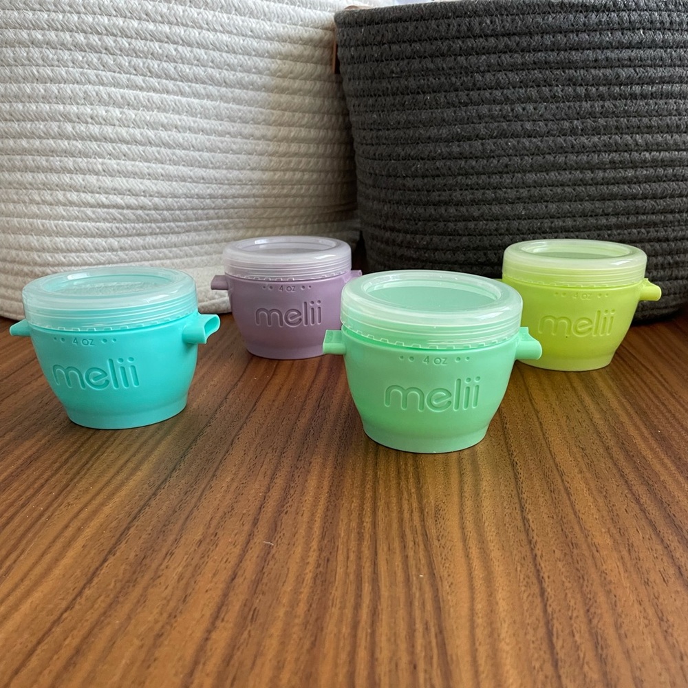 Melii snap and go baby food containers - 4 oz